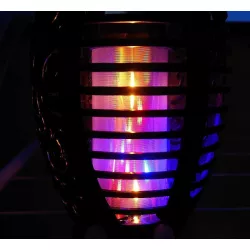 Pochodnia z kolorowym efektem płomienia lampa solarna 33 LED 50 cm