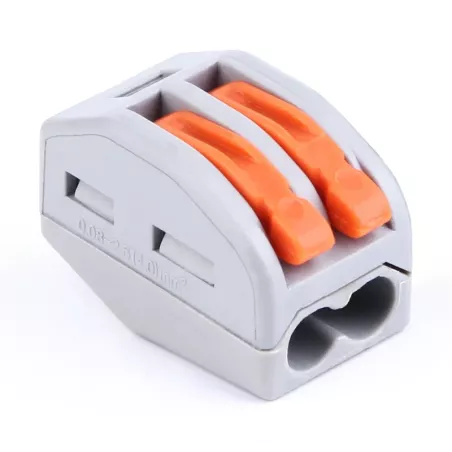 2xZłączka szybkozłączka Instalacyjna 0.08-2.5mm² 32A/250V typ PCT-212-8433325194383