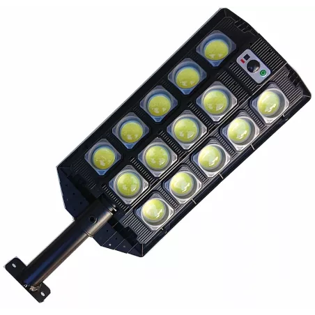 Latarnia lampa solarna 434 cob 800W czujnik ruchu, pilot i mocowanie-6953590001084