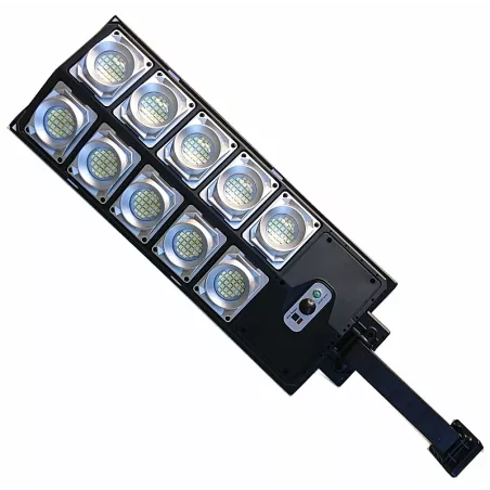 Latarnia lampa solarna 300 led 150W czujnik ruchu, pilot i mocowanie-5904225791116