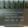 Halogen Led 50W/230V ultra cienki IP65 slim barwa neutralna 5000K - 6