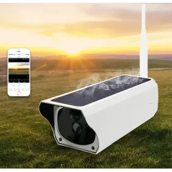 Kamera IP solarna bezprzewodowa Wi-Fi dźwięk Night Vision 2MP 1080P