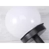 4x lampa solarna ogrodowa kula rgb wbijana 10 cm - 4