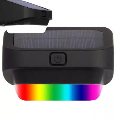 Lampka solarna ogrodowa led rgb na schody taras płot czujnik zmierzchu-5907451350010
