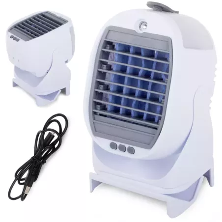 Klimatyzator nawilżacz powietrza na wodę mini usb air cooler 2w1-5907451331286