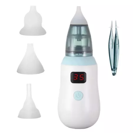 Aspirator do nosa elektryczny odciągacz kataru i śluzu z jamy nosowej-5907451329184