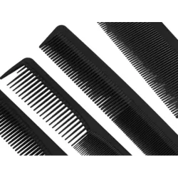 Grzebień fryzjerski do włosów grzebienie etui x9