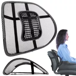 Podkładka podpórka pod plecy z masażerem na fotel komfort siedzenia