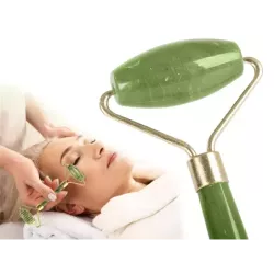 Masażer do twarzy z jadeitu roller jadeitowy wałek - 5