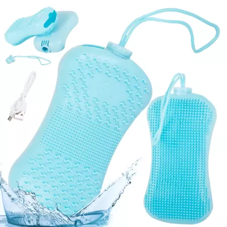 Szczotka silikonowa do mycia pleców ciała masażer-5907451346037