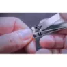 Obcinacz obcinaczka cążki do paznokci mocny stalowy manicure chrom - 7