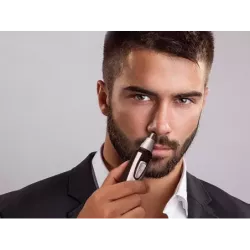 Trymer do nosa ucha uszu depilator włosów golarka stylizacja brody 2w1