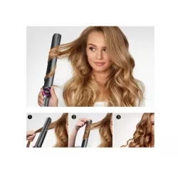 Prostownica do włosów lokówka ceramiczna 2w1 lcd-5907451340851