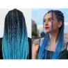 Włosy syntetyczne na warkoczyki ombre kolorowe - 6