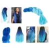 Włosy syntetyczne na warkoczyki ombre kolorowe - 10
