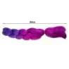 Włosy syntetyczne na warkoczyki ombre kolorowe - 7