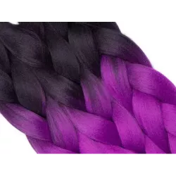 Włosy syntetyczne na warkoczyki ombre kolorowe - 12