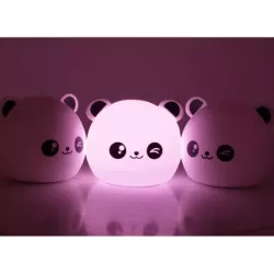 Lampka nocna dla dzieci led rgb panda dotyk - 6