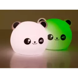 Lampka nocna dla dzieci led rgb panda dotyk - 8