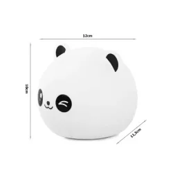 Lampka nocna dla dzieci led rgb panda dotyk - 10