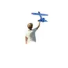Samolot styropianowy szybowiec rzutka duży z styropianu 47cm niebieski - 8
