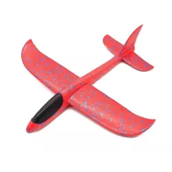 Samolot styropianowy szybowiec rzutka duży z styropianu 47cm czerwony - 4