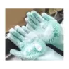 Rękawice do mycia naczyń myjka kuchenne silikonowe - 6