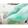 Rękawice do mycia naczyń myjka kuchenne silikonowe - 9