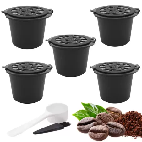 5 x kapsułki nespresso wielokrotnego użytku kawy - 1