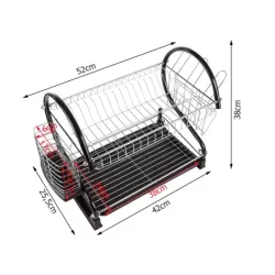 Suszarka do naczyń ociekacz dwupoziomowa stojąca - 6