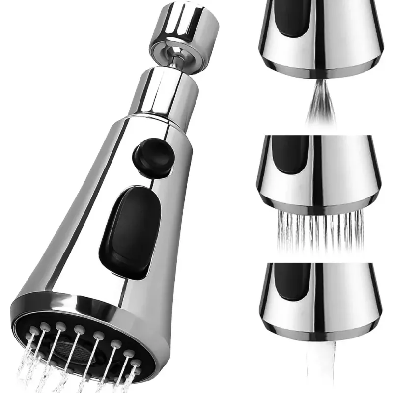 Perlator przedłużacz adapter kuchenny do kranu 3w1 - 1 Perlator przedłużacz adapter kuchenny do kranu 3w1 - 1