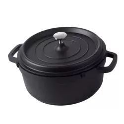 Garnek brytfanna do gotowania pieczenia non stick indukcja gaz pokrywa 4l - 8