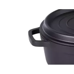 Garnek brytfanna do gotowania pieczenia non stick indukcja gaz pokrywa 4l - 12