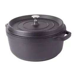 Garnek brytfanna do gotowania pieczenia non stick indukcja gaz pokrywa 7l - 8