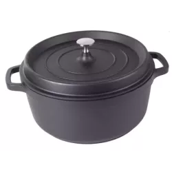 Garnek brytfanna do gotowania pieczenia non stick indukcja gaz pokrywa 7l - 9