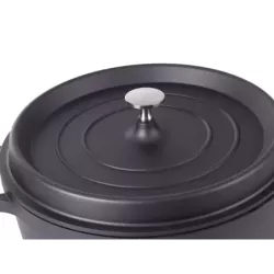 Garnek brytfanna do gotowania pieczenia non stick indukcja gaz pokrywa 7l - 10