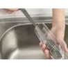 Szczotka do mycia butelek szklanek myjka silikonowa długa dokładna - 5