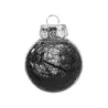 Bombki choinkowe na choinkę 6cm zestaw 24szt święta czarne świąteczne - 9