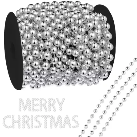 Łańcuch na choinkę koraliki girlanda szpula stroik-5907451338155