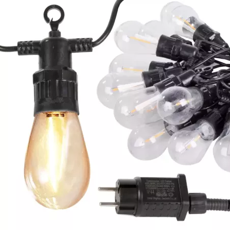 Girlanda ogrodowa łańcuch świetlny lampki 15 led-5907451348055
