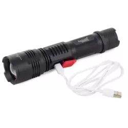 Bailong latarka wojskowa cree led usb XM-L T6 - 14