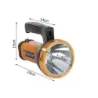 Mocna latarka akumulatorowa szperacz biwakowa led - 6