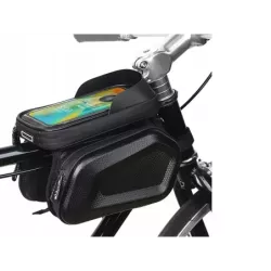 Torba rowerowa sakwa na ramę roweru etui na telefon rower wodoszczelna - 8