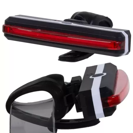 Lampka rowerowa tylna tył usb led cob na rower - 1