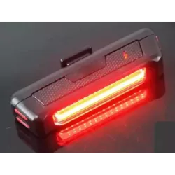 Lampka rowerowa tylna tył usb led cob lampa 100lm - 7