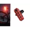 Lampka rowerowa tylna oświetlenie led usb roweru - 2