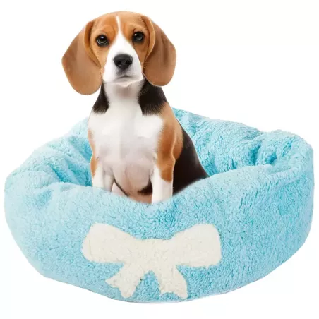 Pluszowe legowisko kojec dla psa kota miękkie 50cm-5907451346471