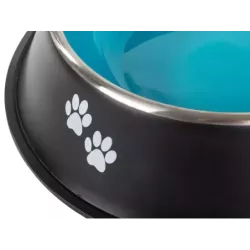 Miska dla psa metalowa antypoślizgowa guma 150ml - 8