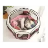 Składany kojec dla psa legowisko klatka dla zwierząt kota duży budka lekki - 11