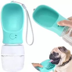 Butelka miska na wodę przenośna poidło dla psa na spacer turystyczna 380ml - 1